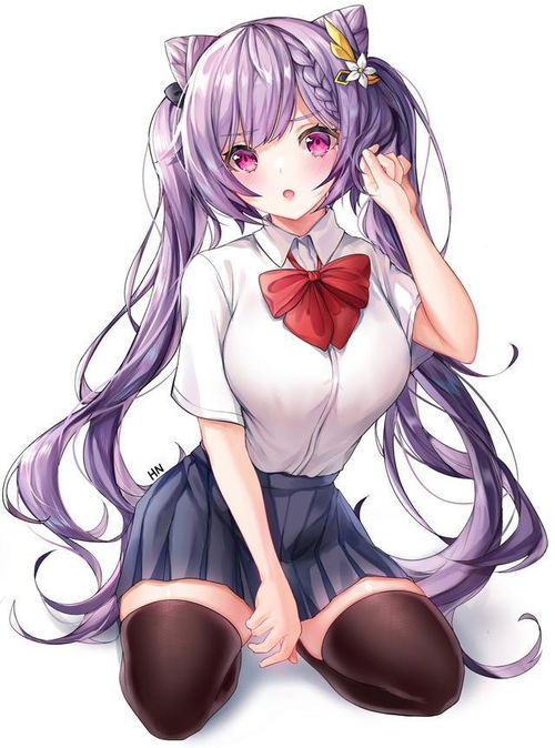 二次元jk制服动漫美少女萌萌图精美壁纸图片