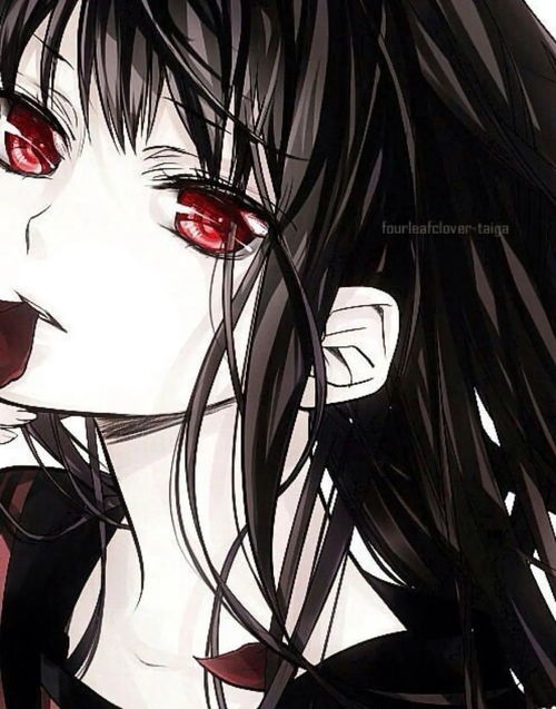 动漫美图丨暗夜中盛开的美少女,暗黑系少女特辑