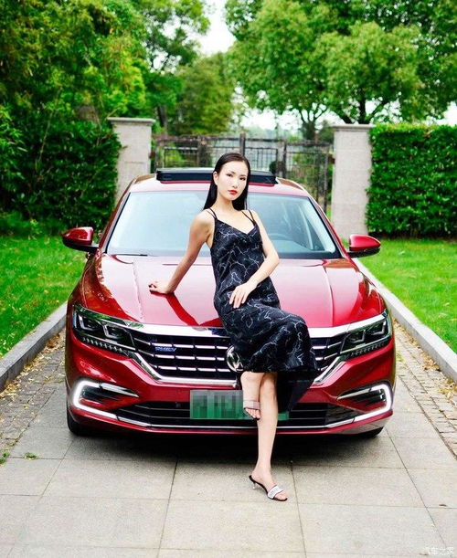 冷酷到底,珊瑚红帕萨特新能源与model媳妇