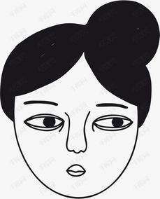 手绘创意头像女素材图片免费下载高清psd千库网图片编号8726301