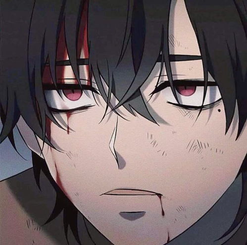 动漫男头等到晴空万里与你不负花期