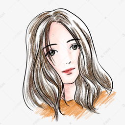手绘漫画女孩插画素材图片免费下载千库网