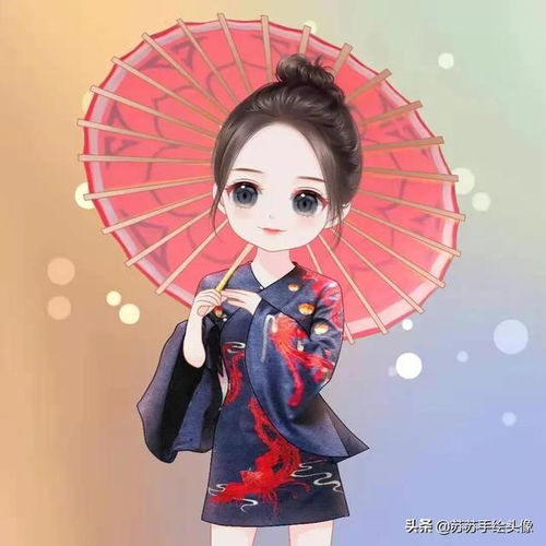 换个头像吧,聪明可爱的卡通女生头像,满满的少女感