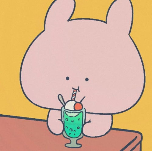 动漫头像大头兔子动漫头像