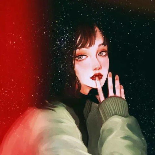 丧丧中带点仙气的动漫女生头像