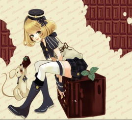 寻卡通少女唯美图