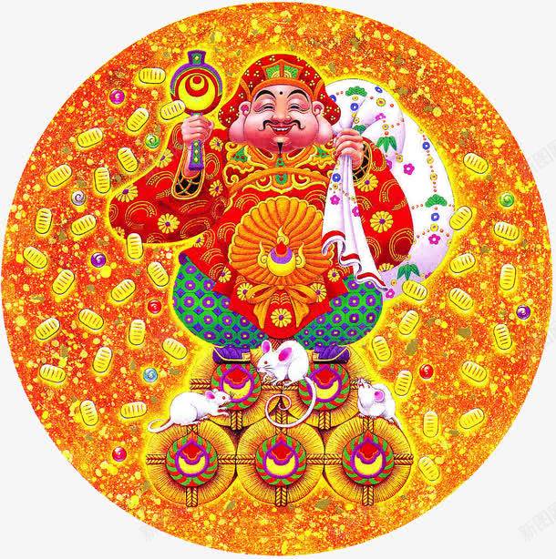 财神爷图案元素免抠png设计图片免费下载页面网页平面电商创意素材佛文化素材