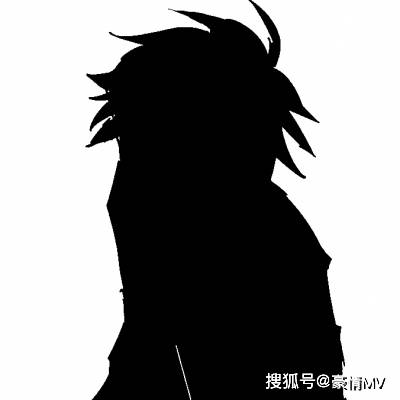 二次元男生黑影头像2021漫画男头高冷不露脸