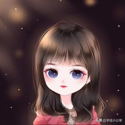 你的微信头像该换啦,减龄气质女生的真人手绘头像,准备迎接2022