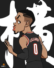 几张nba球星漫画