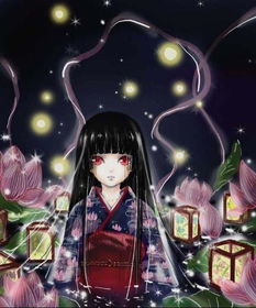 谁有地狱少女阎魔爱的图片给我发几张..
