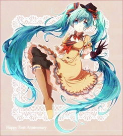 二次元插画少女头像手绘初音未来miku堆糖,美好生活研究所