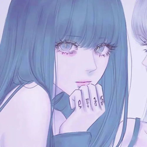 动漫头像闺蜜百合头像
