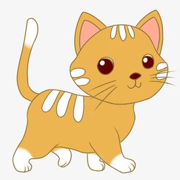 萌宠卡通小猫手绘插画图片素材其他格式下载动漫人物大全