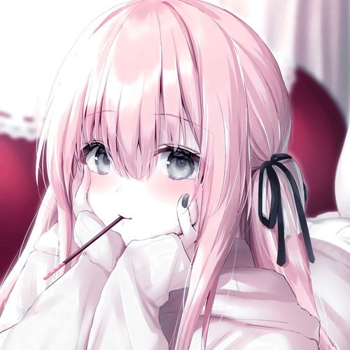 可爱动漫女头没有动态的日子里也在努力生活