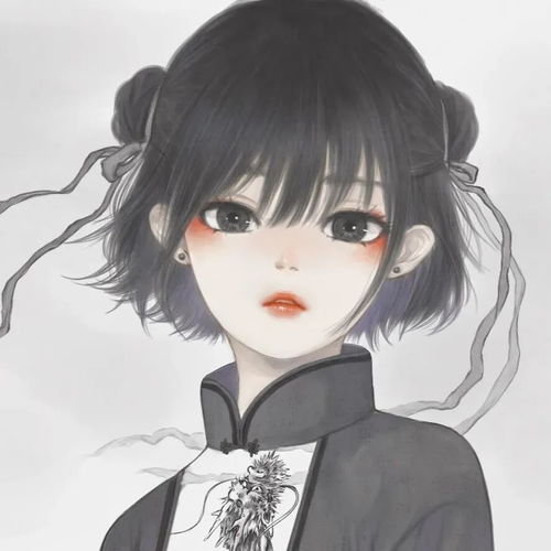 意境古风动漫头像两斤桃花娘,万杯不及你温柔