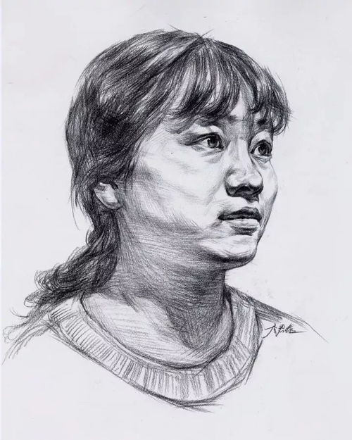 素描头像结构画法,优秀范画和作图步骤这里都有