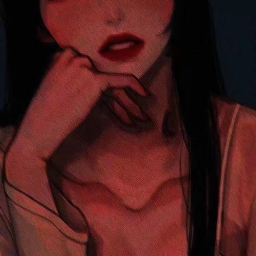 招桃花温柔动漫可爱女生头像355