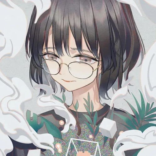 女生动漫头像,自己贴着脸撞上去的,痛吗