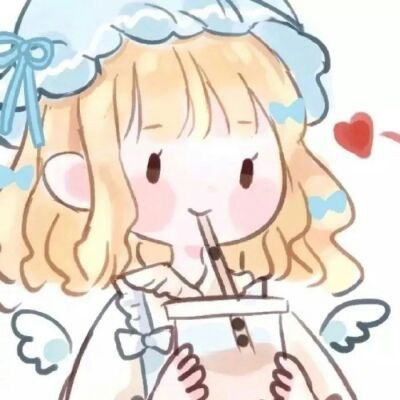 闺蜜头像卡通两张超萌