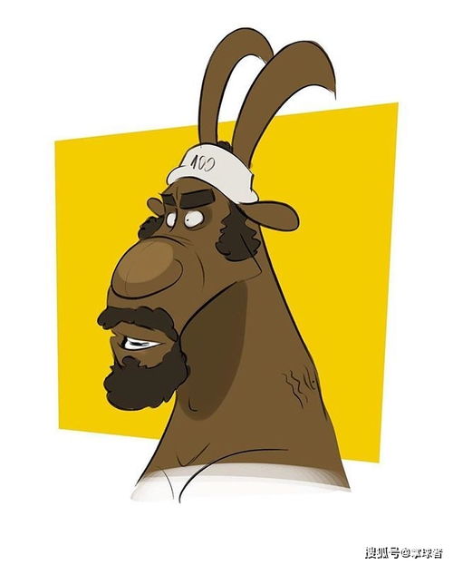 掌球知识点知名画师绘nba历史巨星山羊头像,你能认出来都是谁吗