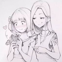 小清新的美少女漫画,拿去做头像吧
