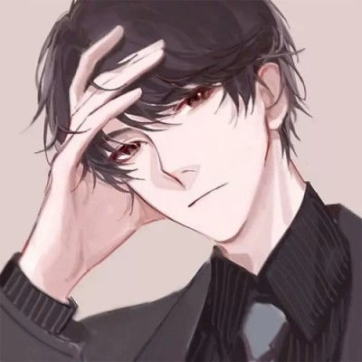 冷酷迷人性感二次元男生头像二次元男生qq动漫头像