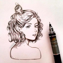 绝美漫画女孩手绘,都注入了灵魂美丽又令人目眩