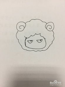如何画白羊座卡通图像