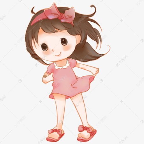 卡通可爱的小女孩素材图片免费下载千库网