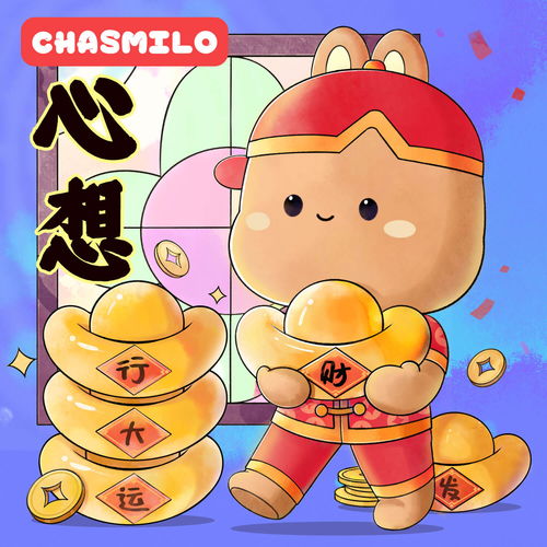 微信头像新年兔子原创ip禁止商用泰而美动漫出品茶司米洛chasmilo