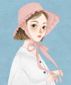 插画儿童插画卡通头像一组头像