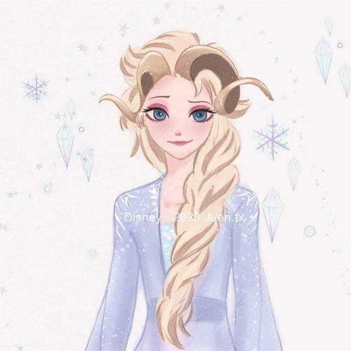当迪士尼公主遇上十二星座,木兰是狮子座,艾莎女王变白羊