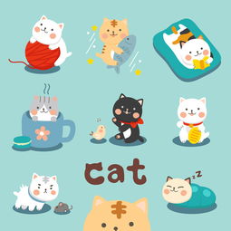 卡通小猫
