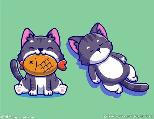 卡通小猫图片