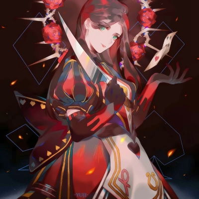 霸气高冷御姐范的二次元女生头像二次元女生动漫qq头像