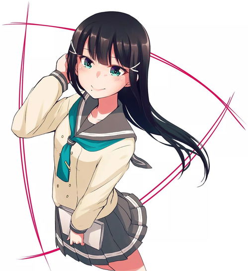 二次元制服动漫美少女图片赏析