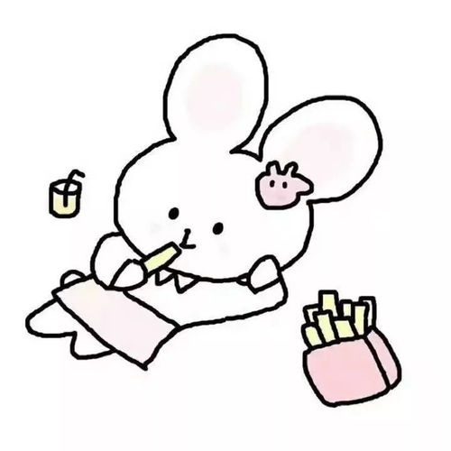 白色背景可爱头像