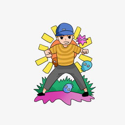 除恶卡通手绘插画图片素材其他格式下载动漫人物大全