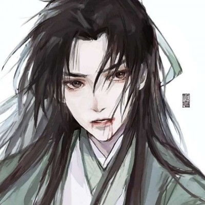 动漫古风男生头像