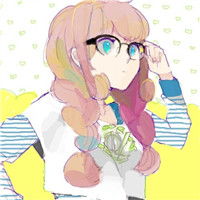 戴眼镜的软妹子日系眼镜娘头像