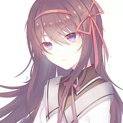 动漫女生头像高冷侧脸冷酷忧伤二次元女生头像
