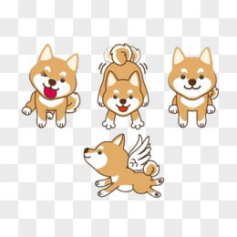 卡通柴犬图片素材免费卡通柴犬png设计图片大全图精灵