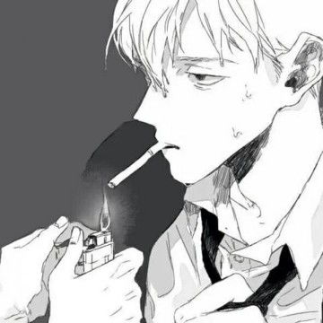 丧系病娇动漫男头像黑暗系血腥男头像
