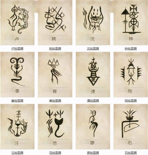 中华姓氏图腾一姓一图腾,您贵姓看看你的守护神长啥样