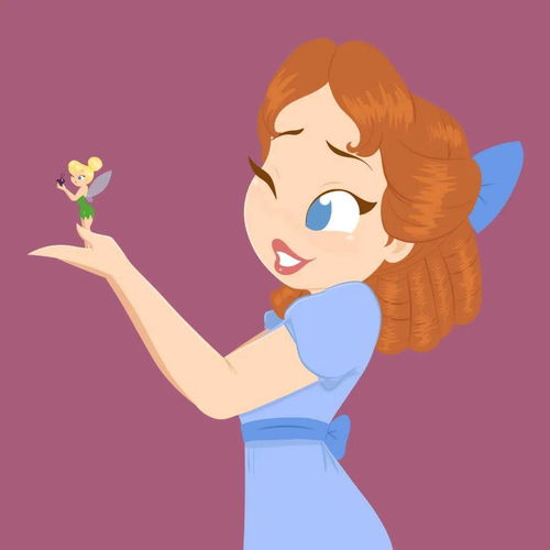 闺蜜头像迪士尼公主插画头像