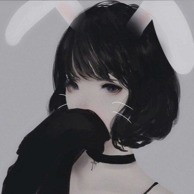 二次元黑暗系女生头像,高清好看的黑暗系二次元动漫女生头像图片