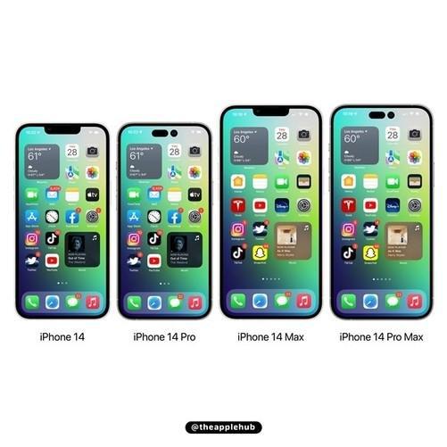 曝iphone14已试产下个月量产四款机型齐发