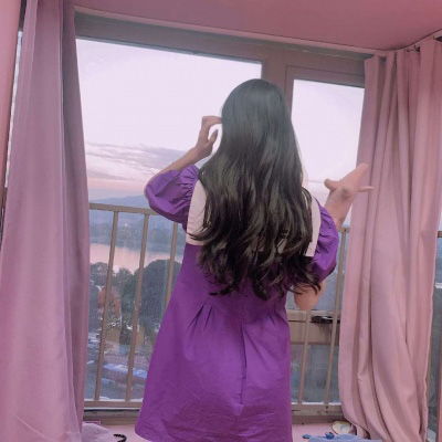 女生头像背影长发唯美优雅漂亮侧脸美女头像