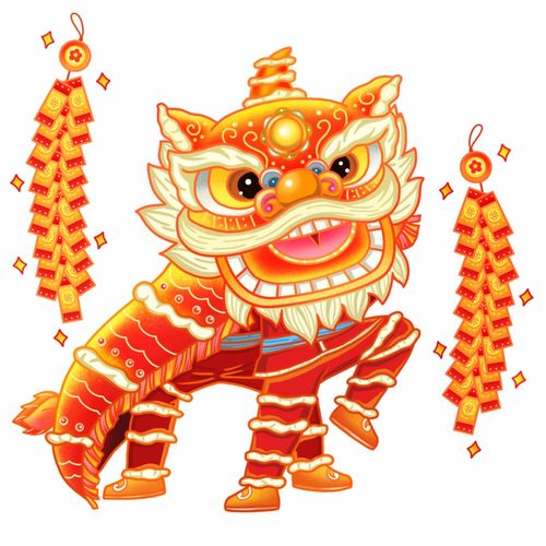 虎年祝福语大全虎年形象卡通节日喜庆元素png
